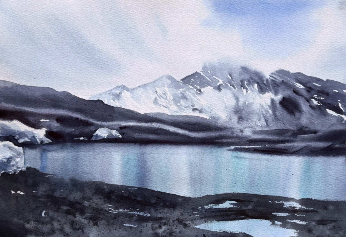 Горные пейзажи в стиле известных художников